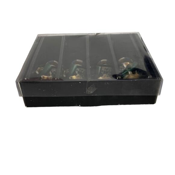 Department 56 Pig Chef Cheese Spreader Green Butter Knives Set of 4 Table Decor - Picture 12 of 16